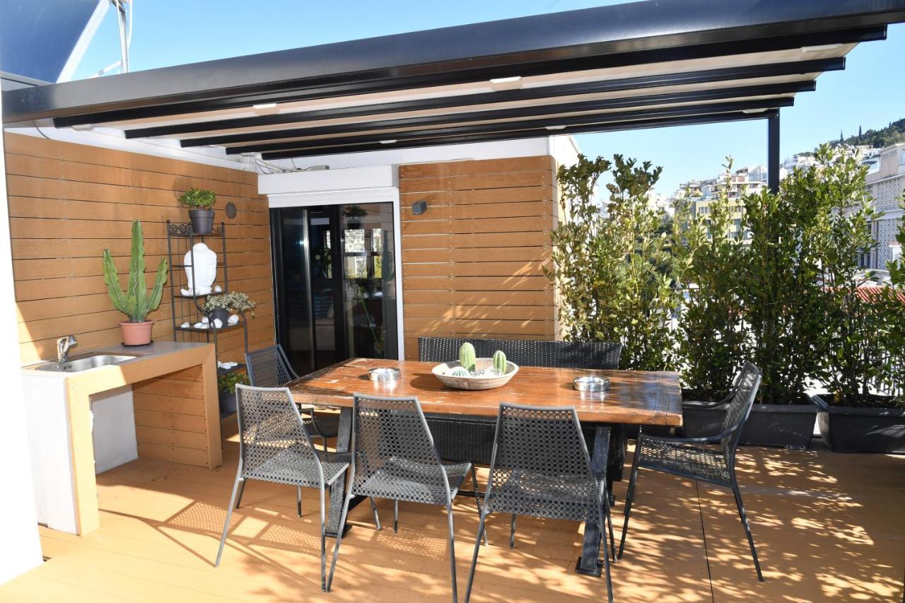 Luxurious Loft With Breathtaking Acropolis View Apartment Athena Bagian luar foto